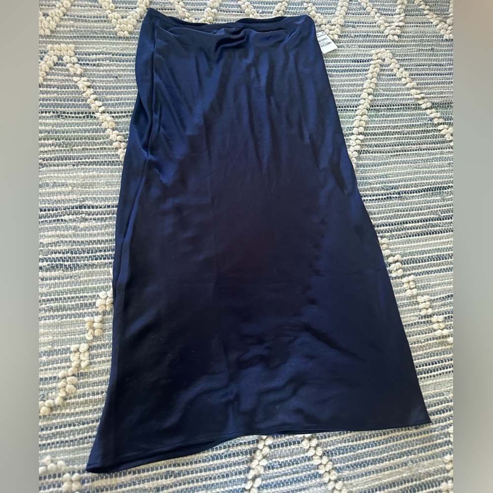 Nordstrom Deep Blue Maxi Skirt